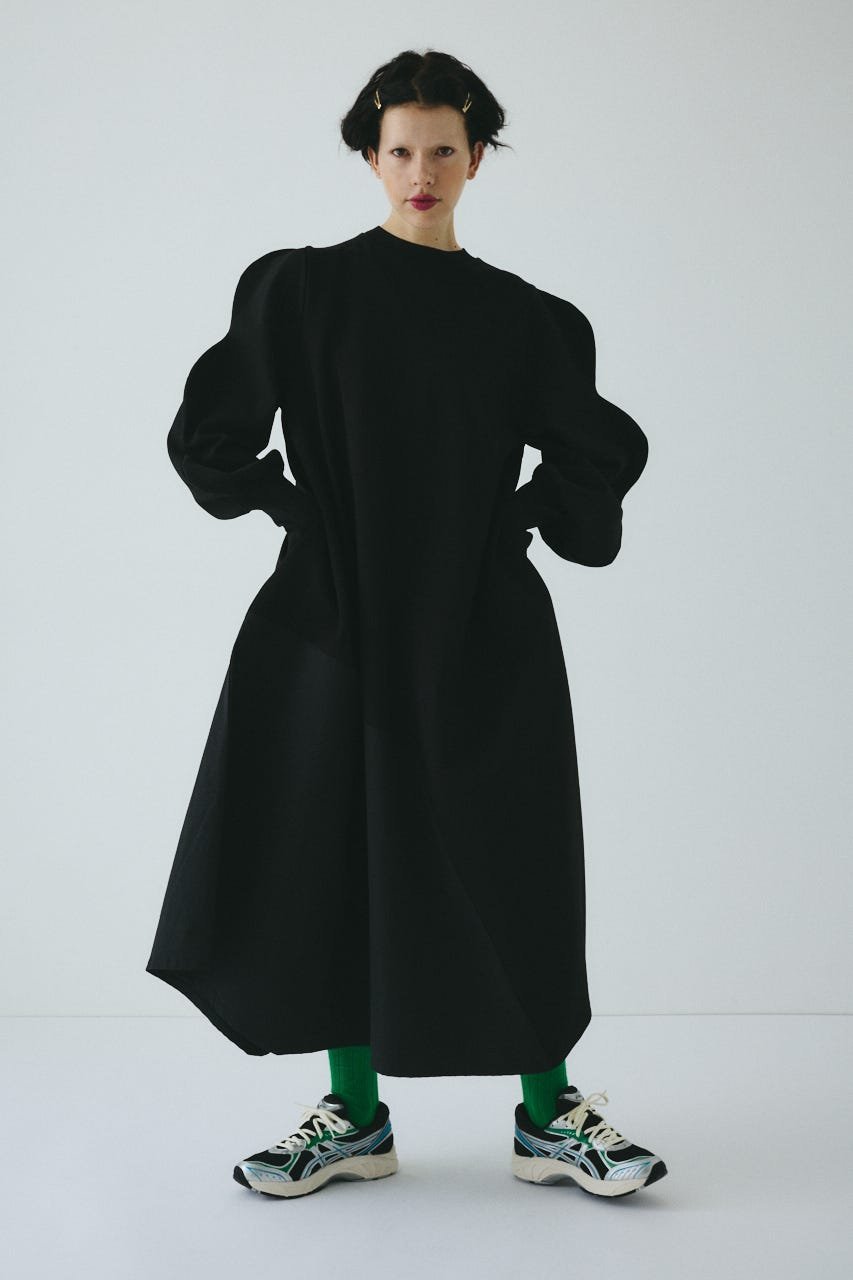 HeRIN.CYE｜Mountain sleeve docking dress | Rakuten Fashion(楽天
