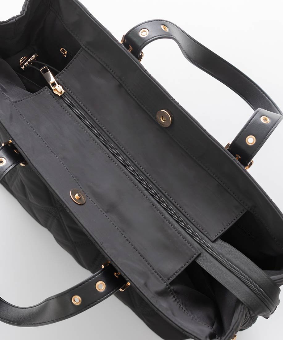 RANDA｜2WAY ベルトハンドルキルティングトートバッグ | Rakuten