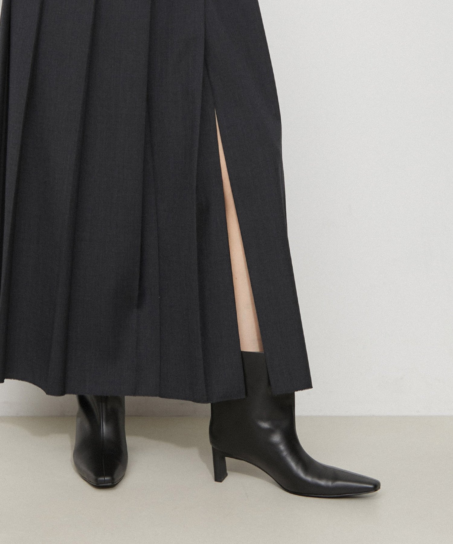 ADAM ET ROPE'｜MOL レザーワイドシャフトブーツ | Rakuten Fashion