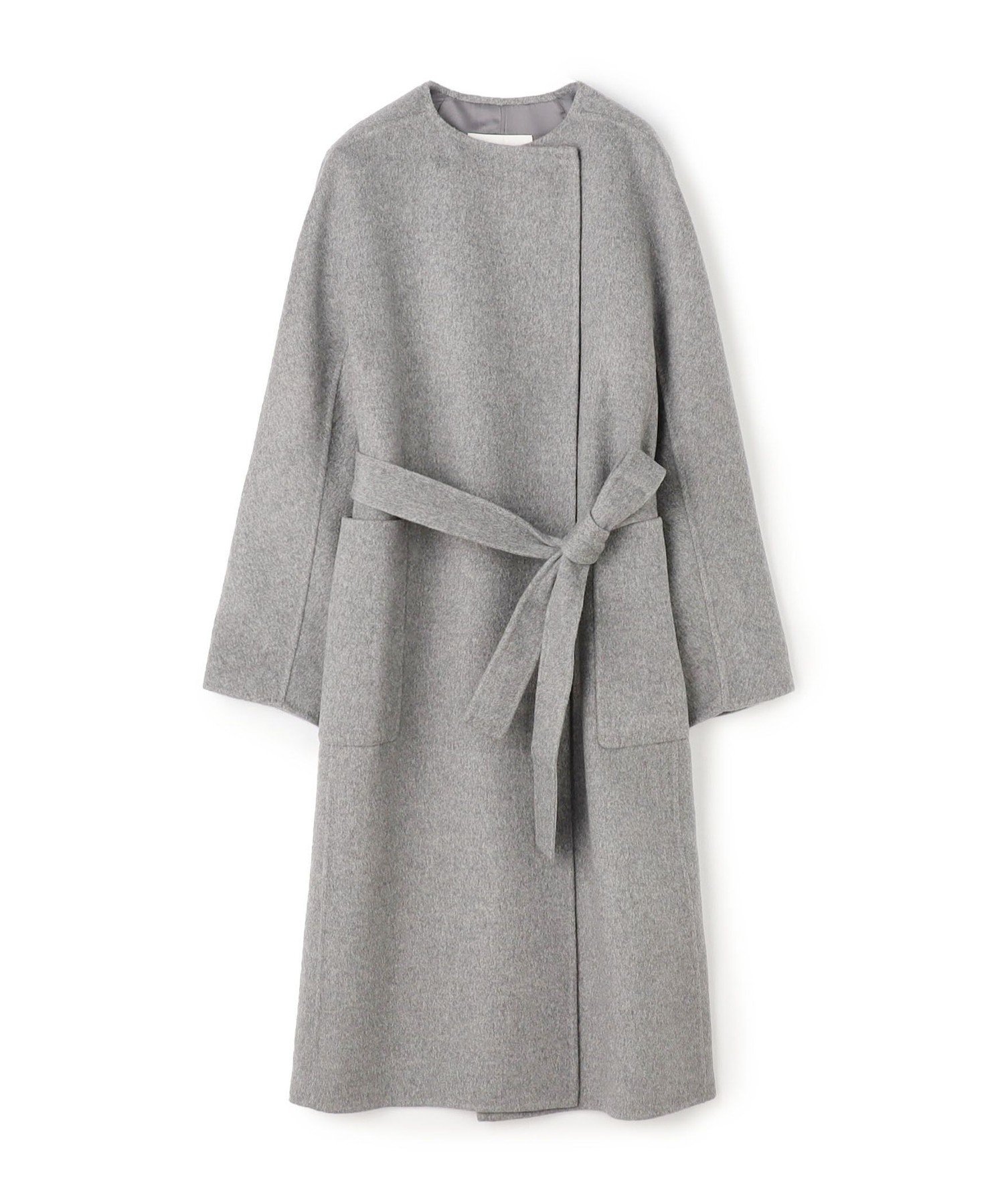 TOMORROWLAND｜プレミアムウールリバー ノーカラーコート | Rakuten