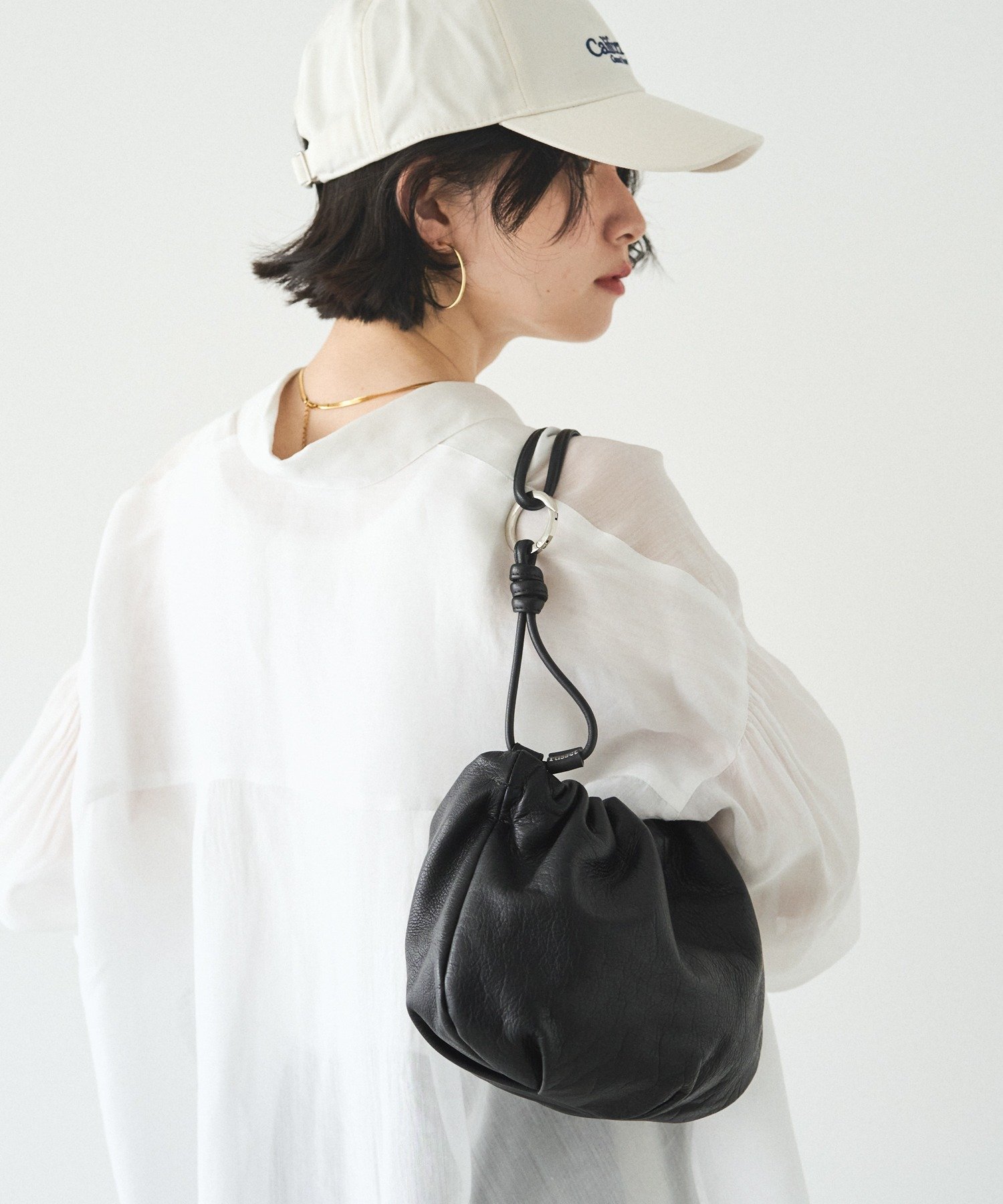 russet｜レザー巾着4WAYショルダーバッグ | Rakuten Fashion(楽天