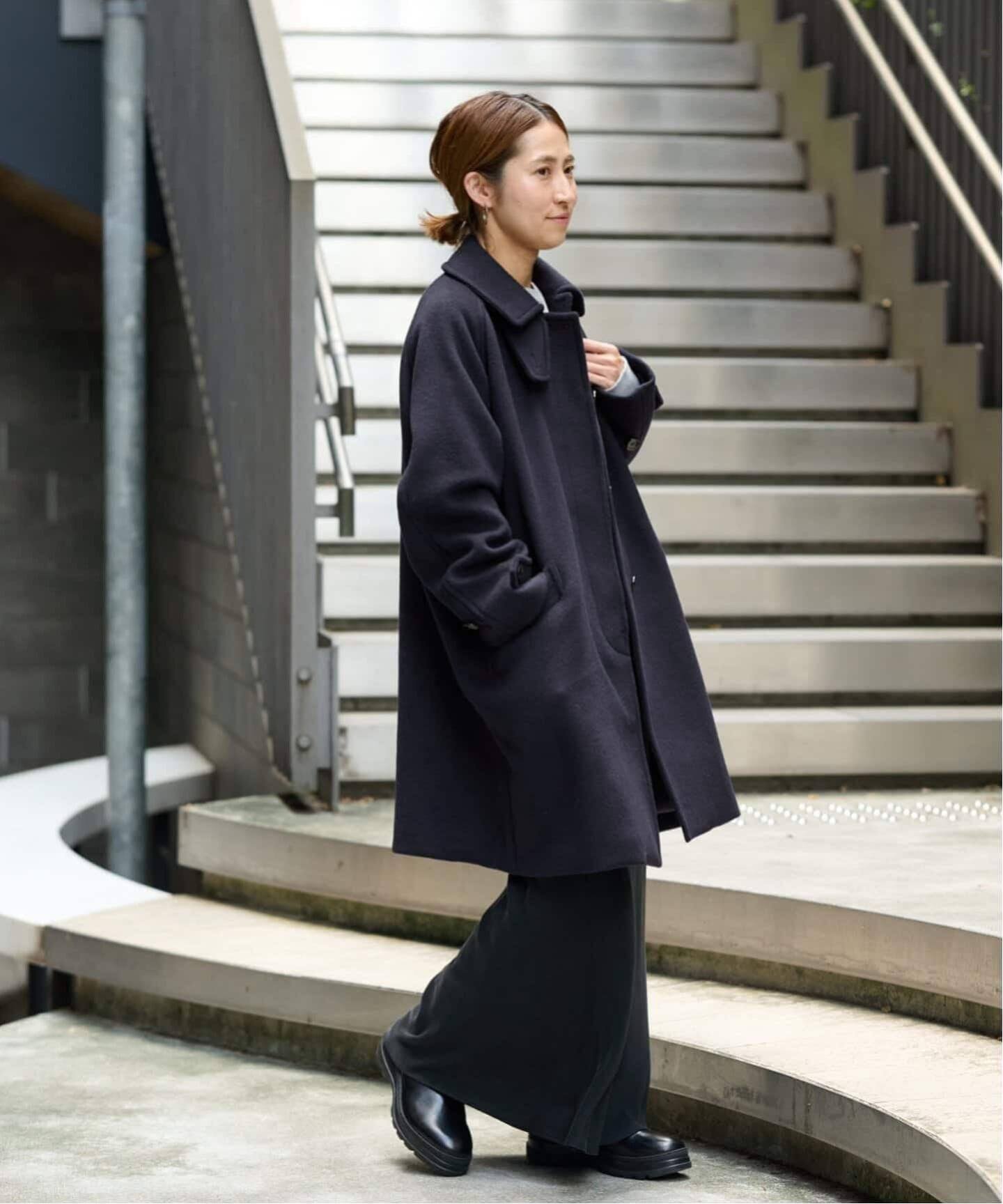 FRAMeWORK｜≪追加≫ラムウールMIXシャルムバルカラーコート 3