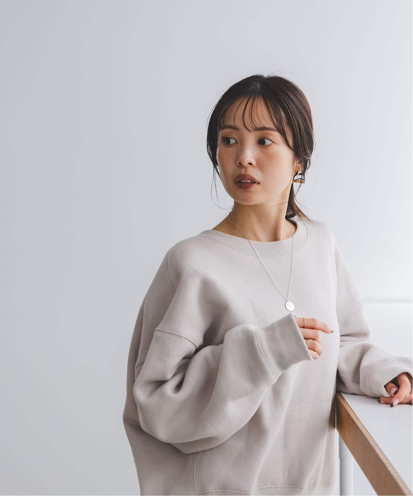 NOBLE｜ナッピングオーバーニュアンススウェット | Rakuten Fashion