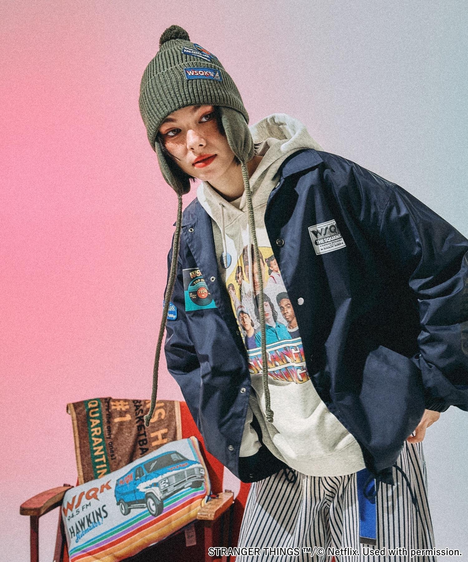 niko and ｜【STRANGER THINGS】コラボ アソートコーチジャケット