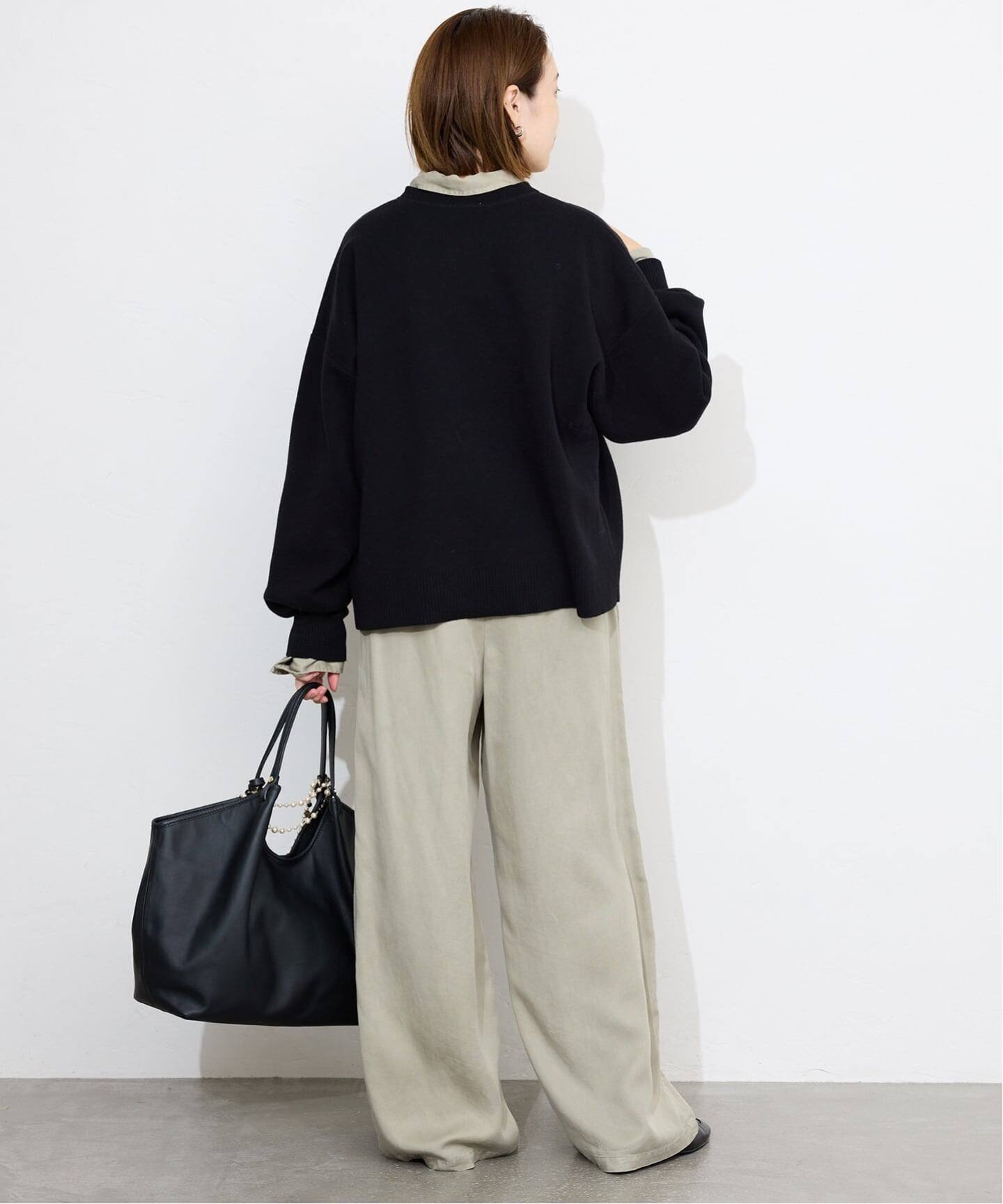 SLOBE IENA｜《WEB限定カラー有り/追加3》サガラ刺繍スウェットライク