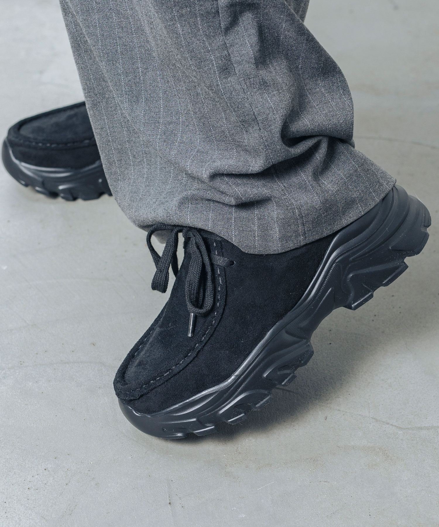 EVOL｜【S-LLサイズ展開・軽量】モカレースアップスニーカー | Rakuten