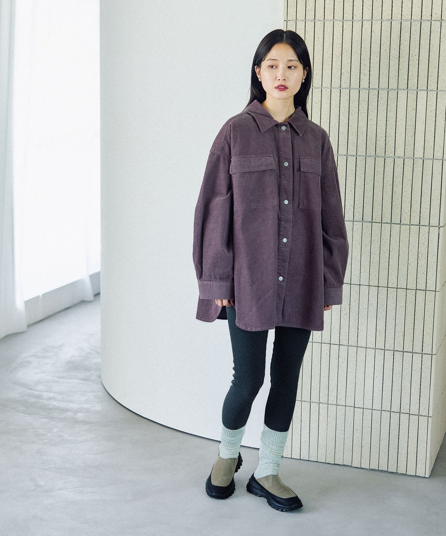 LEPSIM｜コーデュロイBIGシャツ | Rakuten Fashion(楽天ファッション