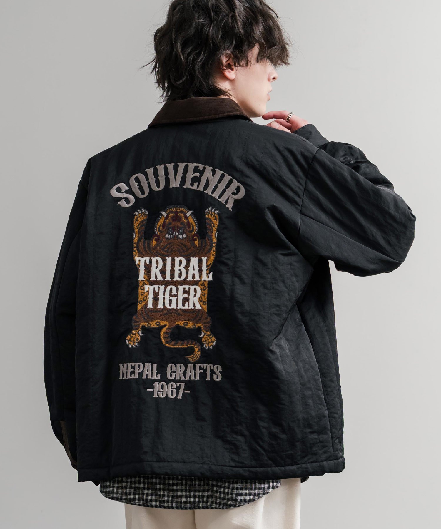 Rocky Monroe｜KRIFF MAYER スーベニア刺繍キルトコーチジャケット