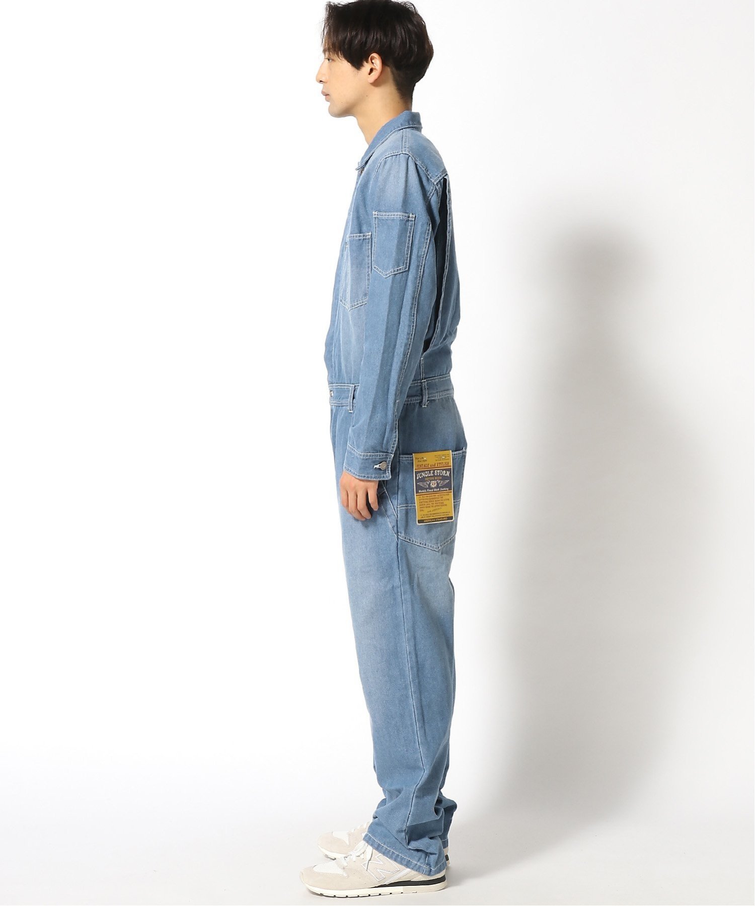 SITRY｜ツナギ メンズ ユニセックス オールインワン デニム ジャンプ