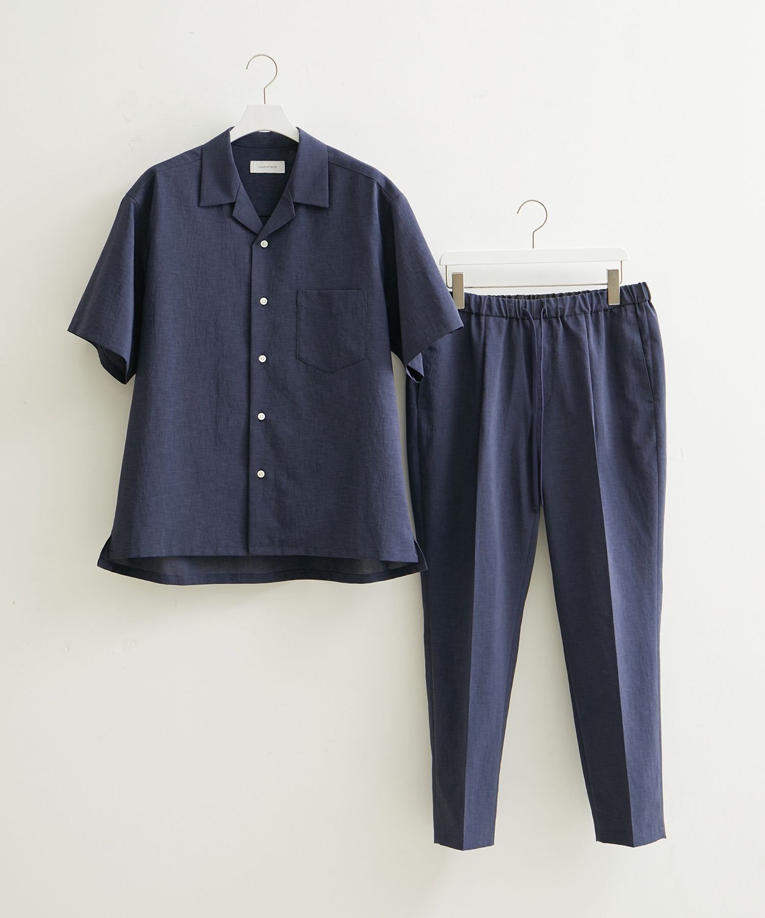 ADAM ET ROPE'｜【RIRANCHA】サマーセットアップ / オープンカラー