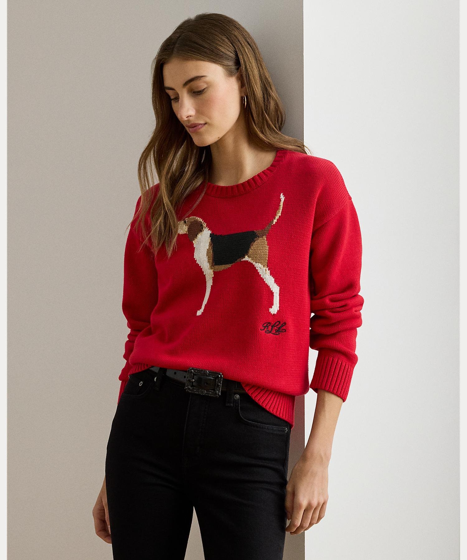 RALPH LAUREN｜インターシャニット フォックスハウンド コットン