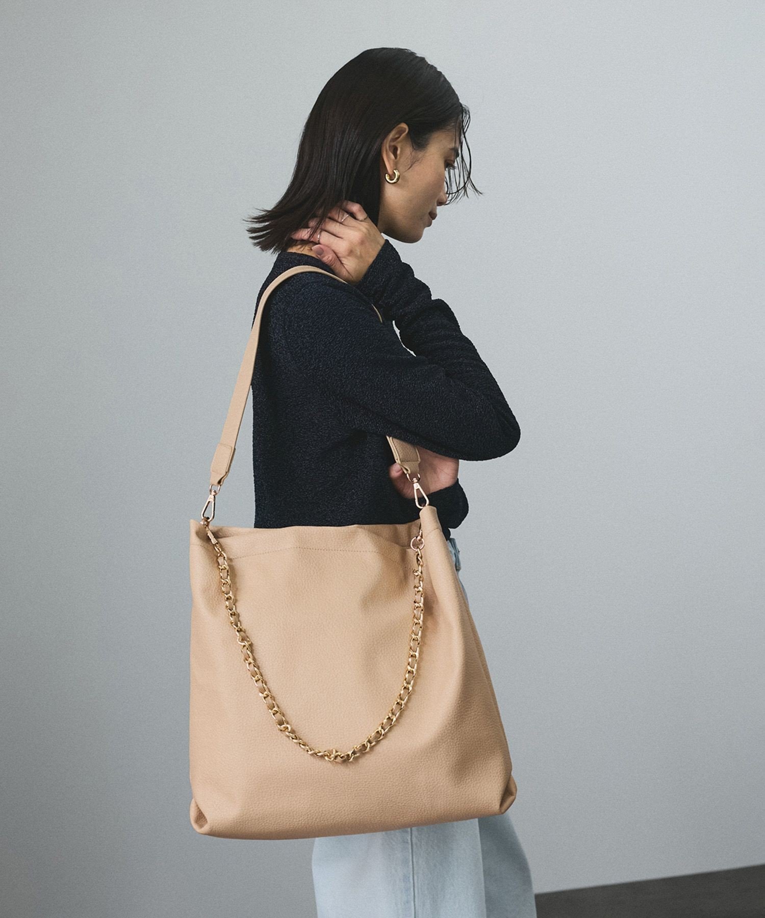 SALON adam et rope'｜【WEB限定】【A4対応】2WAYチェーンショルダー