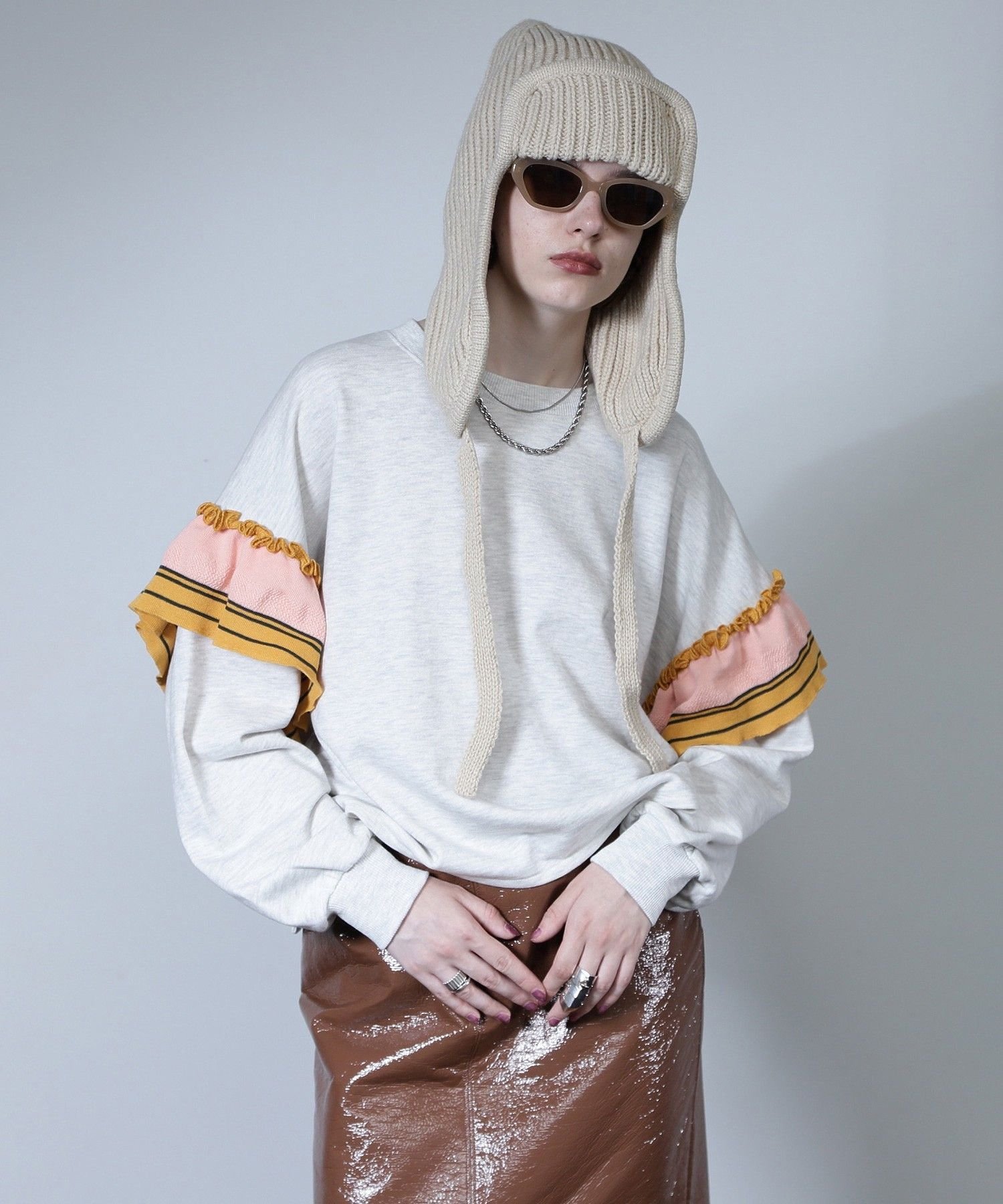 ROSE BUD｜フリルドッキングプルオーバー | Rakuten Fashion(楽天