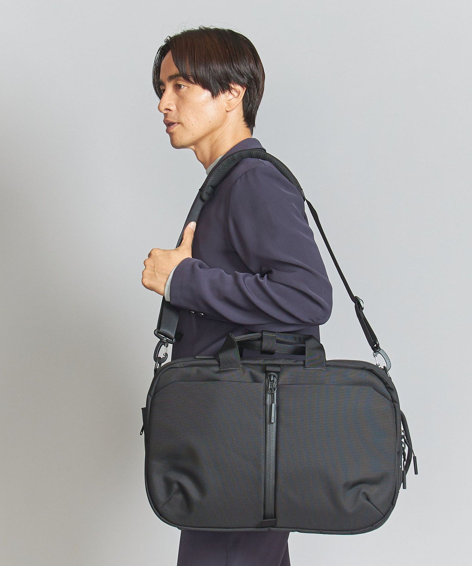 ＜Aer エアー＞ 3WAY BRIEF/バッグ■BEAUTY&YOUTH別注■ 別注】 ＜Aer＞ 3WAY BRIEF/バッグ （ビジネスバッグ）｜BEAUTY&YOUTH