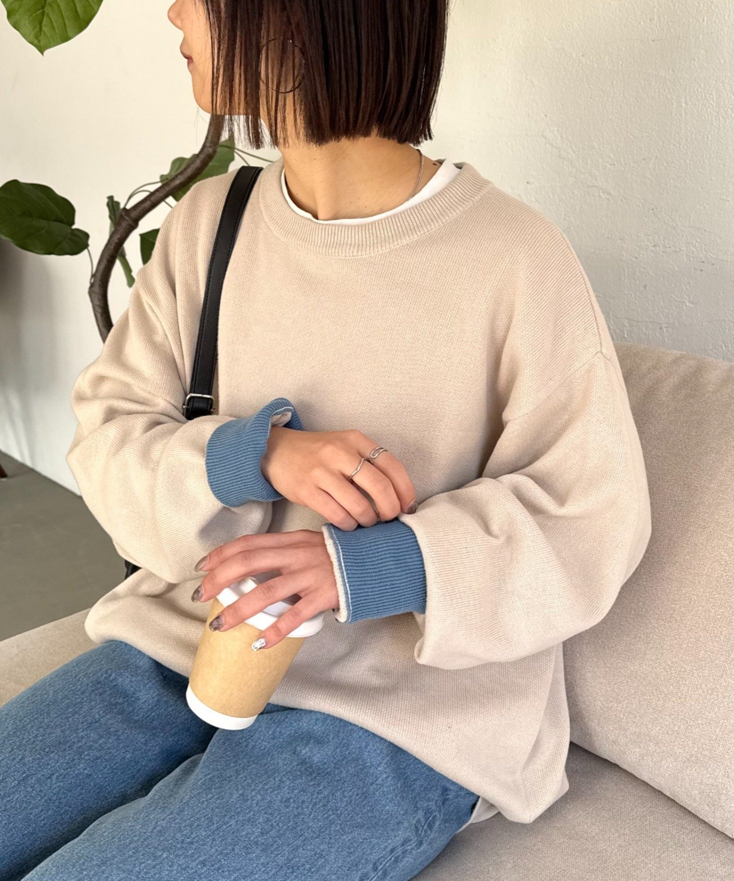 CIAOPANIC TYPY｜【洗えるニット】ユニセックスビックシルエットロン