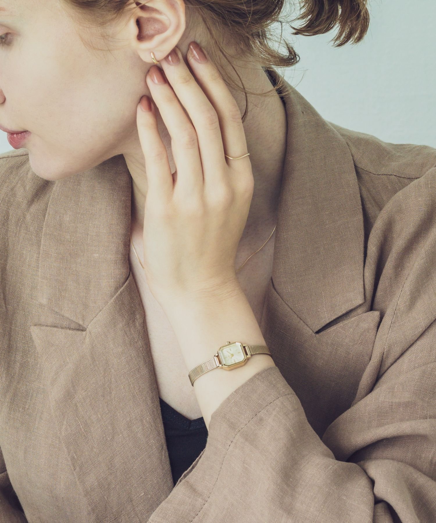 ete｜ウォッチ オクタゴンフェイス ダイヤモンド | Rakuten Fashion