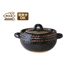 楽天市場】旧商品 長谷園 伊賀土鍋 カレー鍋 黒らく NZN-52 7号 送料