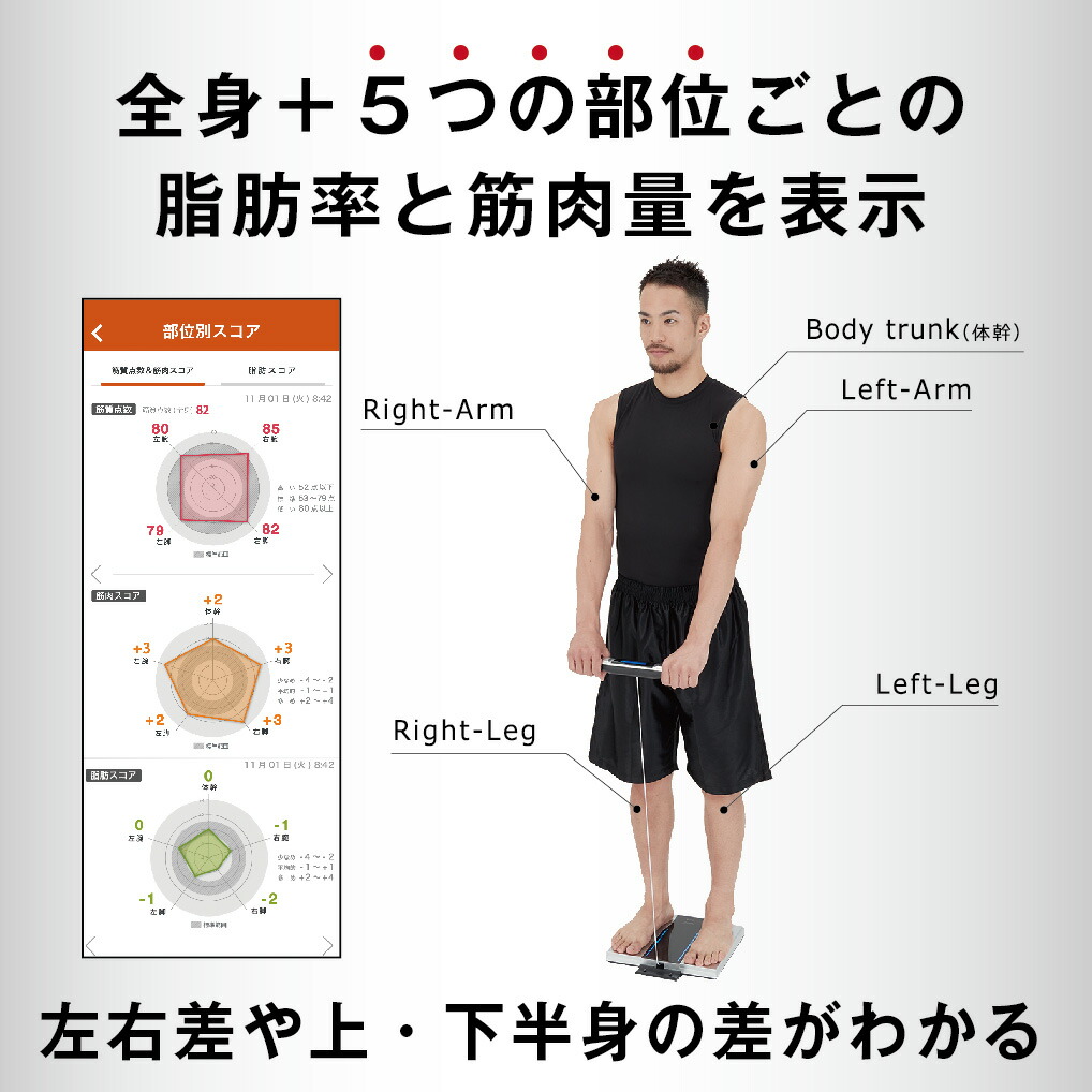 楽天市場】タニタ デュアルタイプ 体組成計 体重計 スマホ連動 RD-800