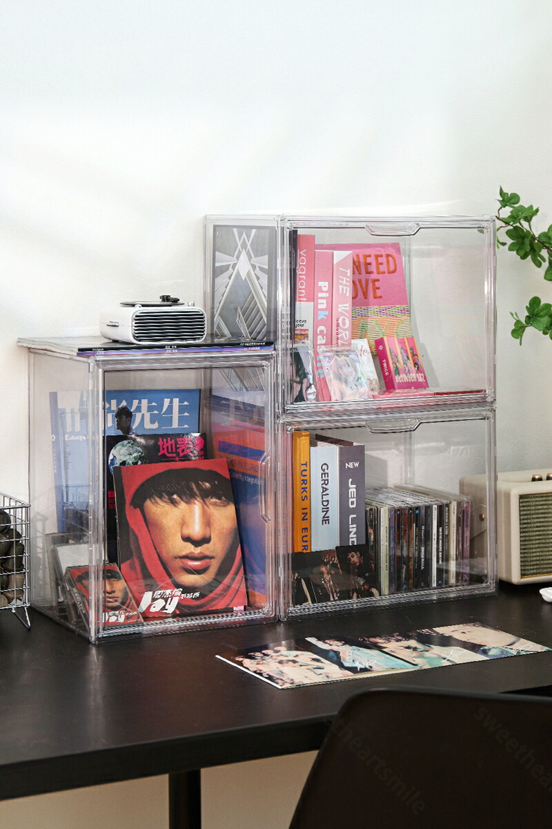楽天市場】アクリル収納ケース アクリル 透明 CDラック 推し活