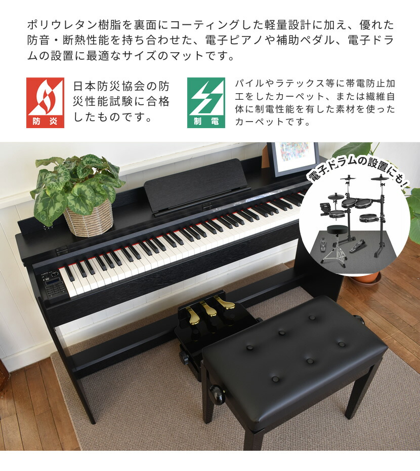 楽天市場】サイレントマット(防音マット) SLMAT150-130 [ 150cm x