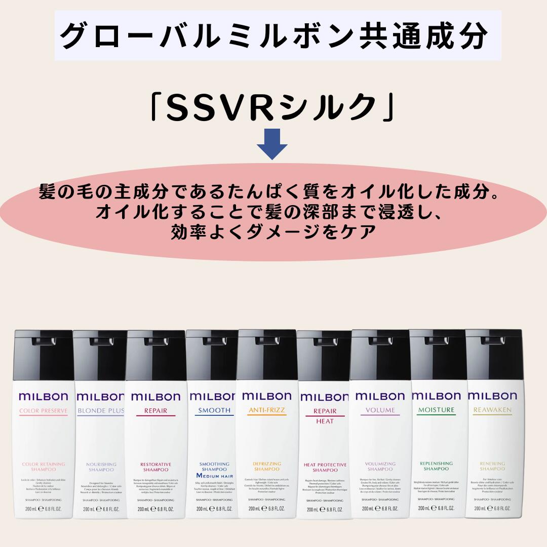 楽天市場】グローバル ミルボン スムージング (スムース) M シャンプー