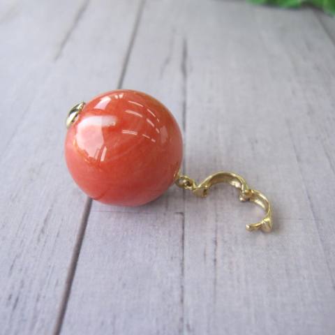 楽天市場】『希少』 【豪華 】桃珊瑚ペンダントトップ 18.2ミリ K18