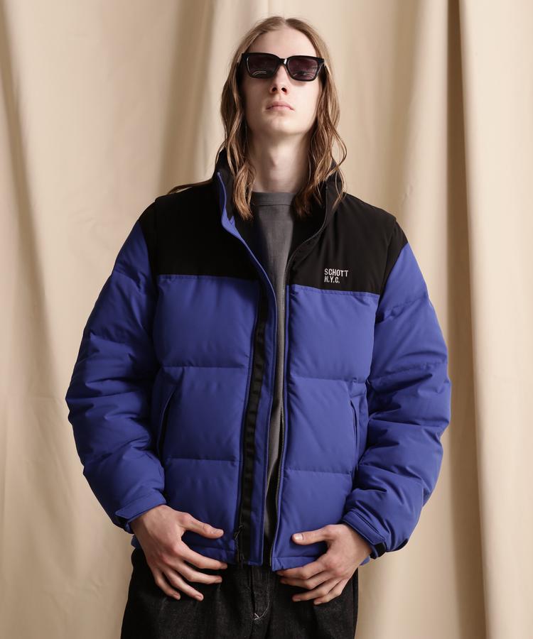 楽天市場】☆SALE |Schott/ショット 公式通販 |2WAY 2TONE DOWN JACKET