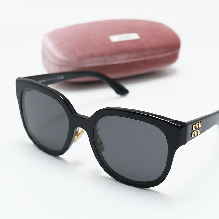 MiuMiu ロゴ入りサングラス メガネケースあり MIUMIU サングラスケース