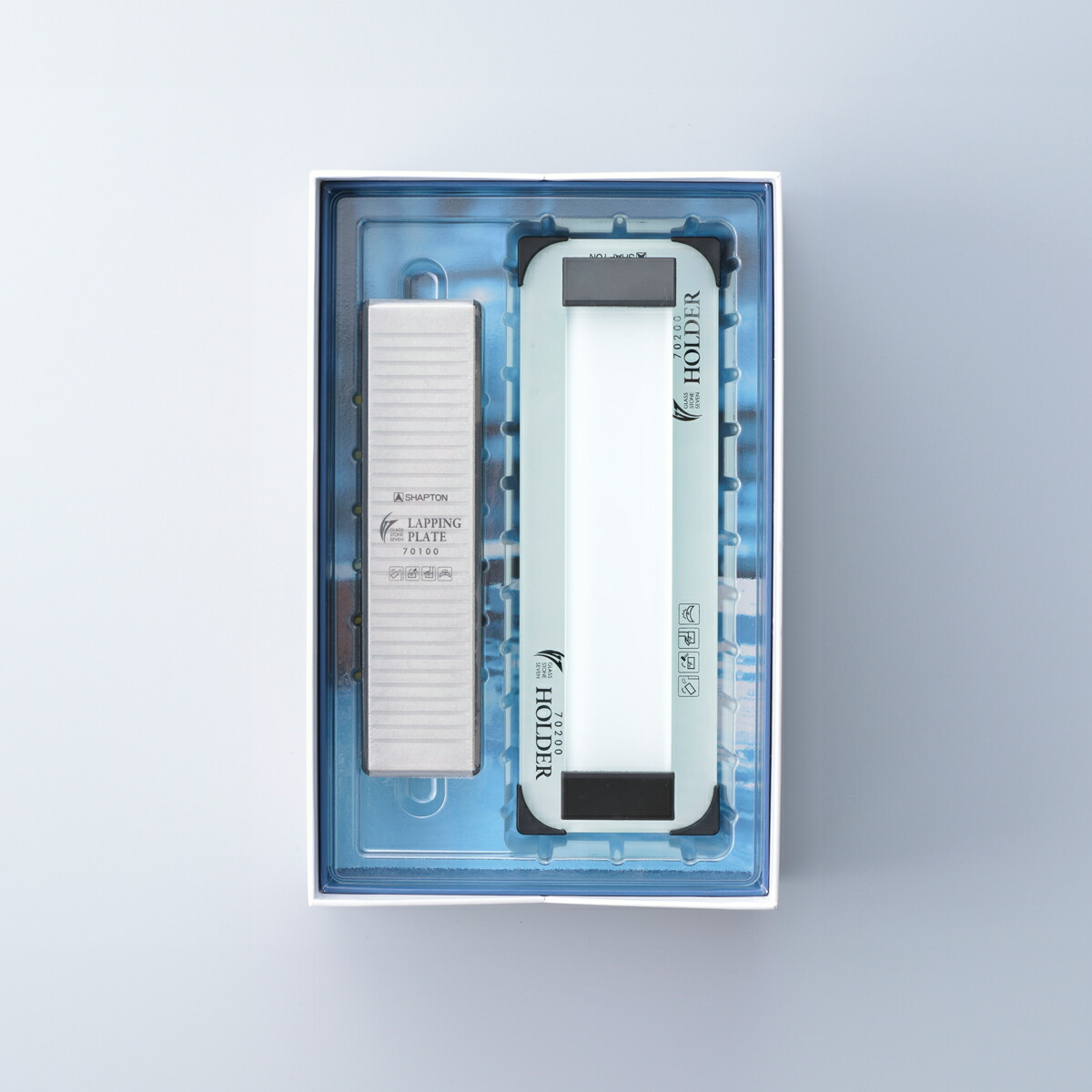 楽天市場】SHAPTON Glass Stone Seven Knife sharpening kit 70708