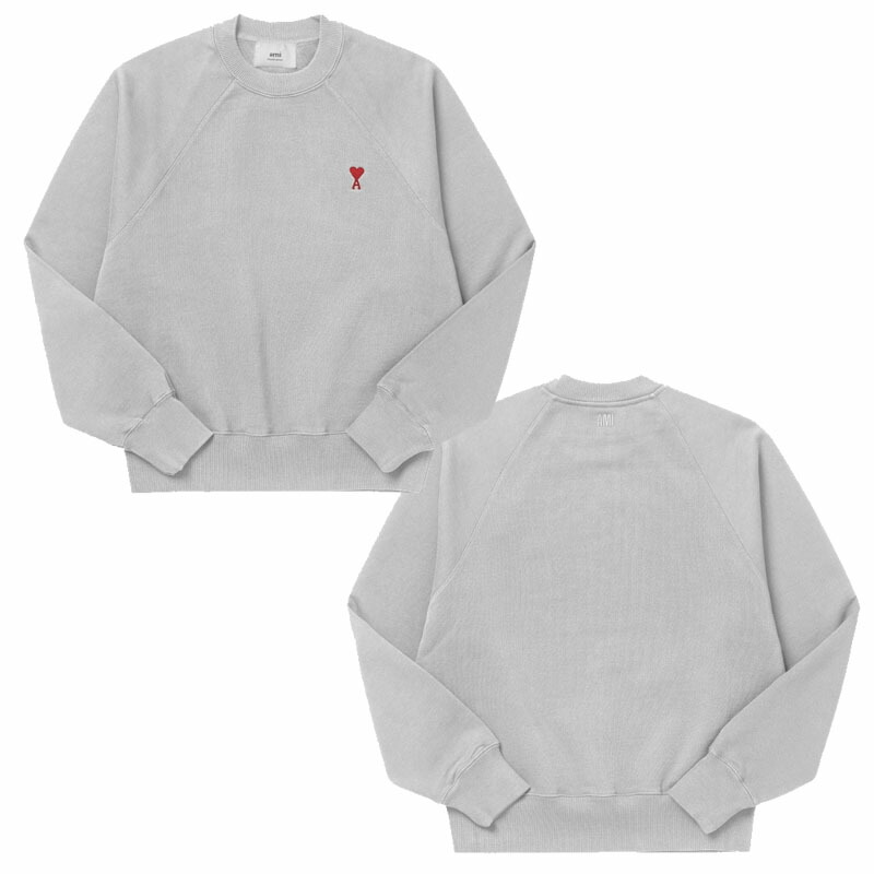 楽天市場】AMI PARIS アミパリス スモールハートロゴスウェットシャツ