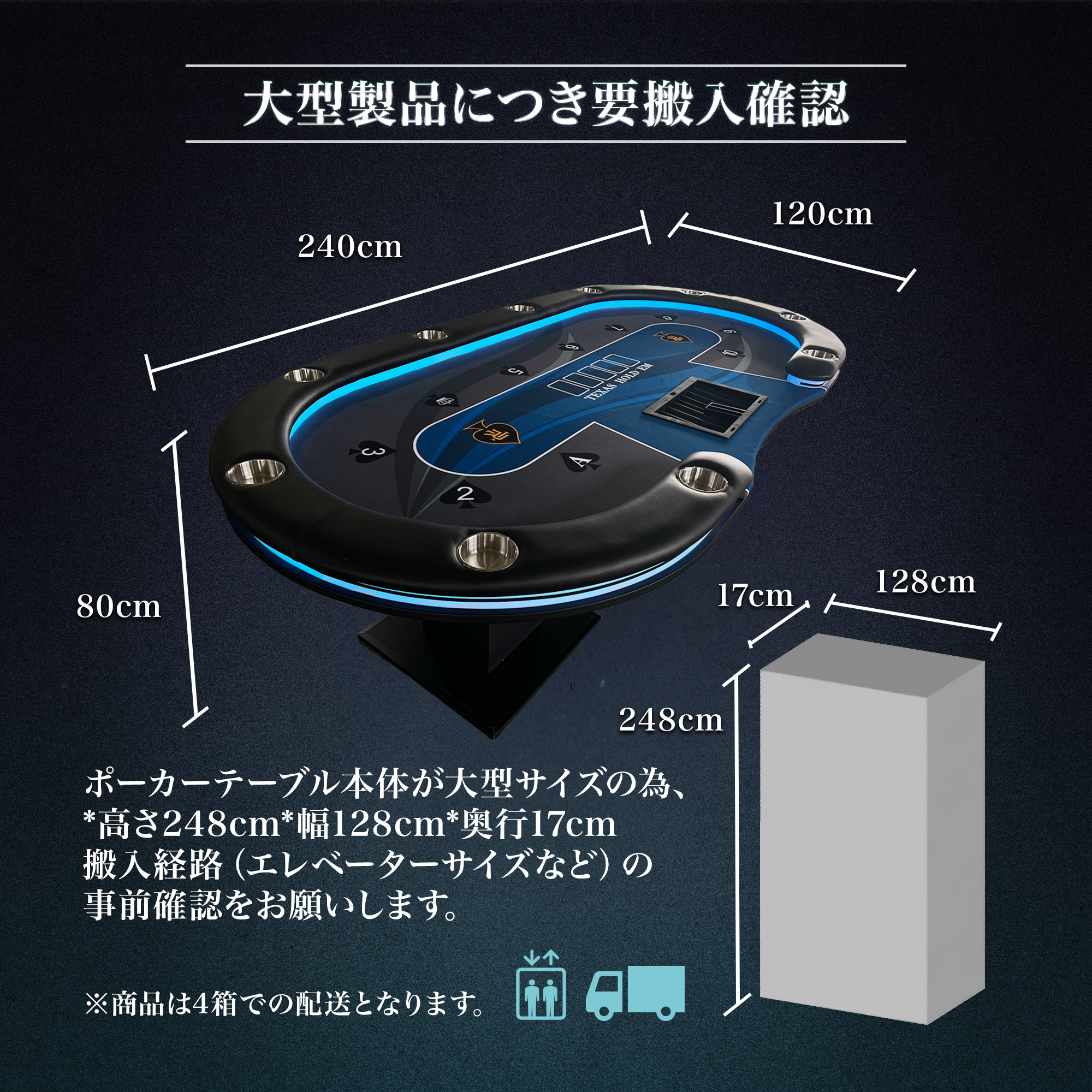 楽天市場】【P5倍!】 TiltPlay ポーカーテーブル 高級 10人対応 家庭用