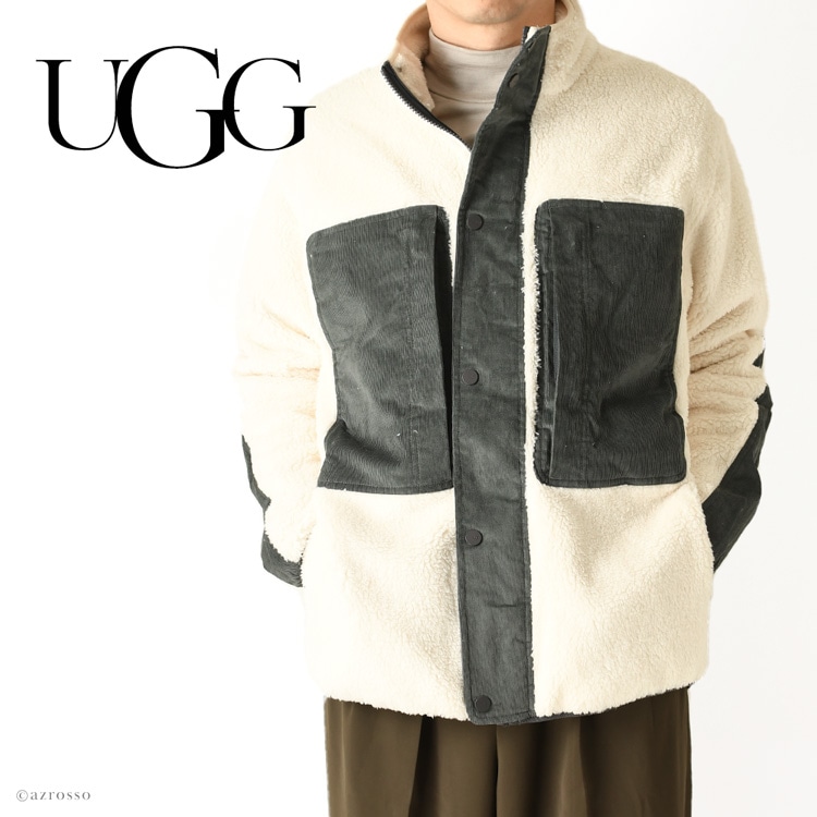 楽天市場】UGG フリース ジャケット メンズ アウター アグ フルジップ