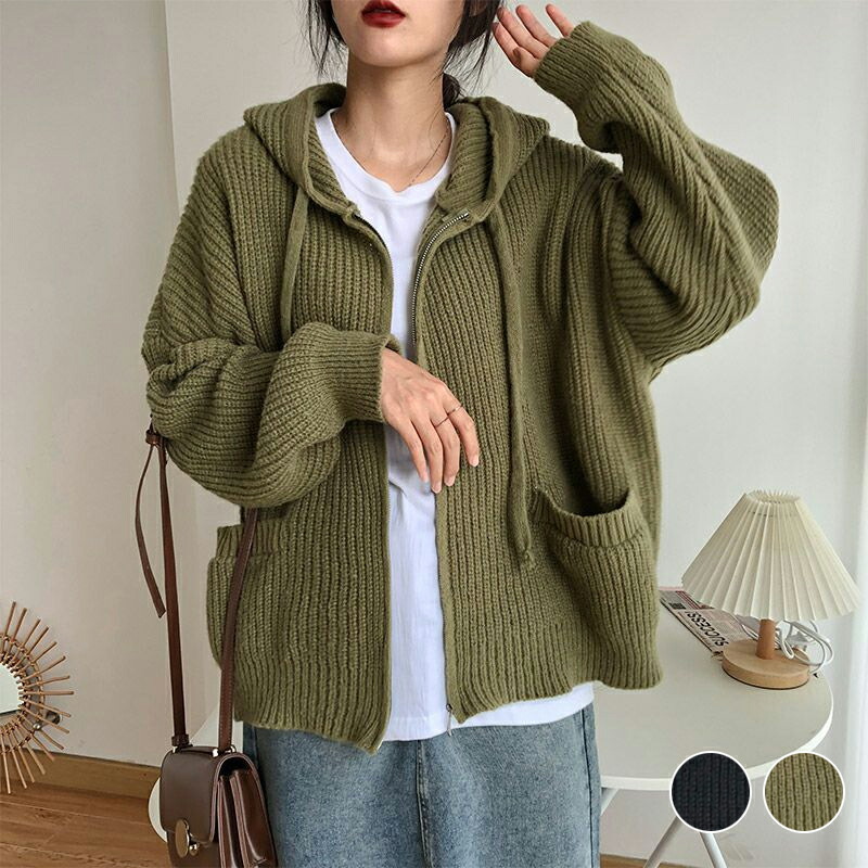 楽天市場】カーディガン ニットカーディガン ショートカーディガン