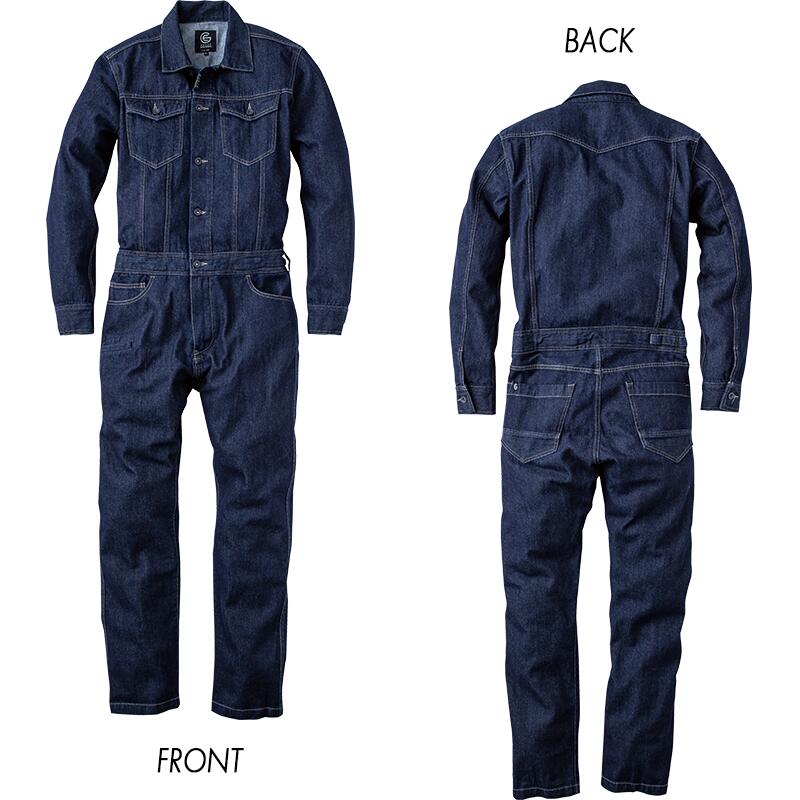 楽天市場】デニムつなぎ 長袖つなぎ グレースエンジニアーズ GE-600