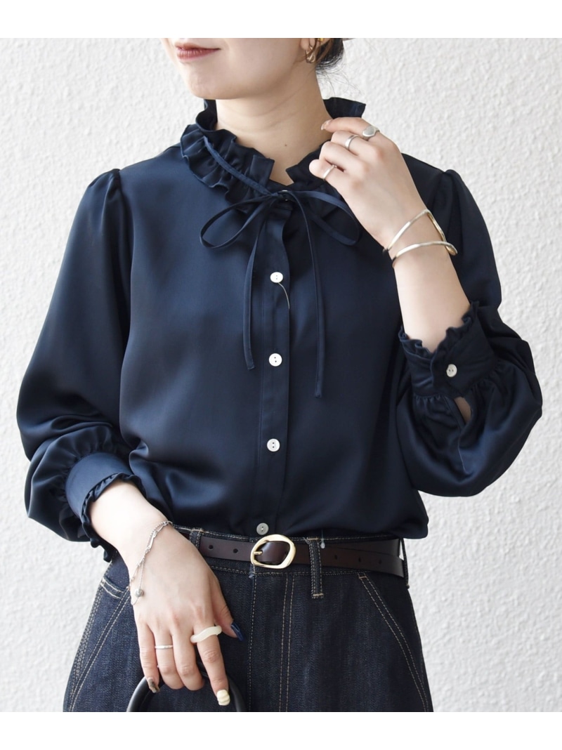 楽天市場】《一部追加予約》SHIPS any:＜洗濯機可能＞サテン フリル