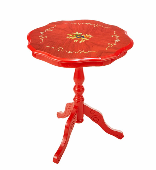 楽天市場】【送料無料】イタリア製 アンティーク調 象嵌ティーテーブル