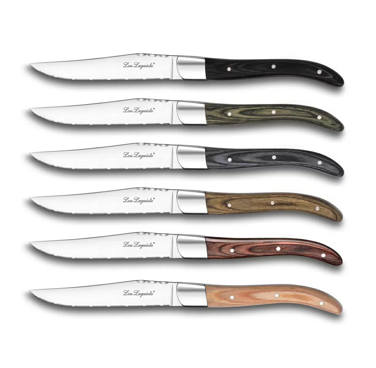 楽天市場】ル ライヨール ステーキナイフ 6本セット 木製収納ケース