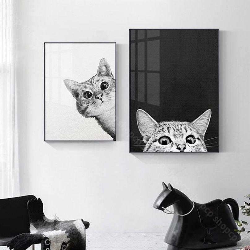 楽天市場】300円OFFクーポン 猫 アートフレーム アートボード 印刷され