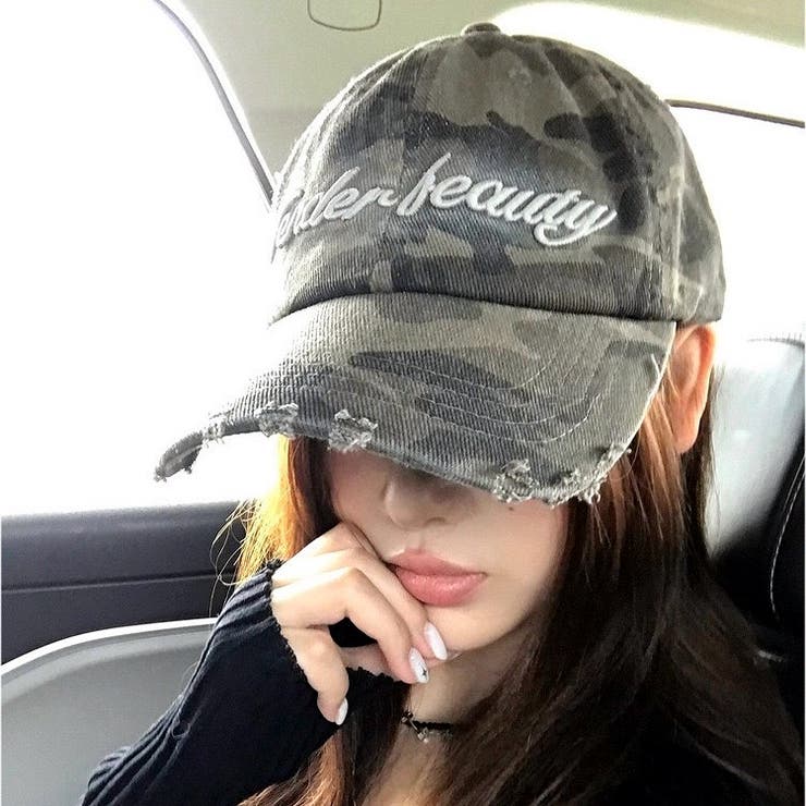 楽天市場】SHEENA 迷彩柄刺しゅうロゴダメージキャップ 帽子 : SHOPLIST