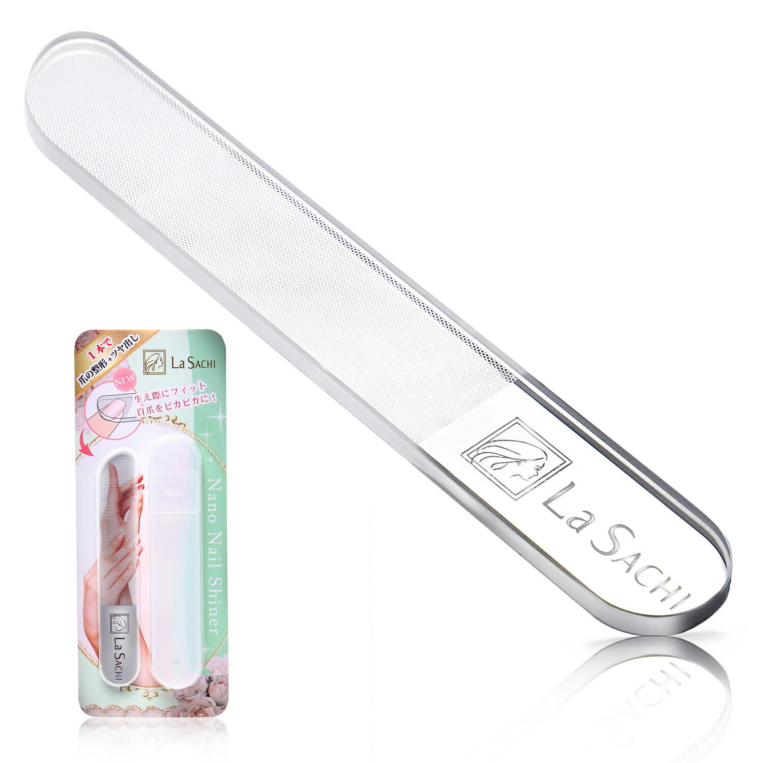 楽天市場】【ar9月号掲載！楽天1位】La SACHI 爪やすり 爪磨き ガラス
