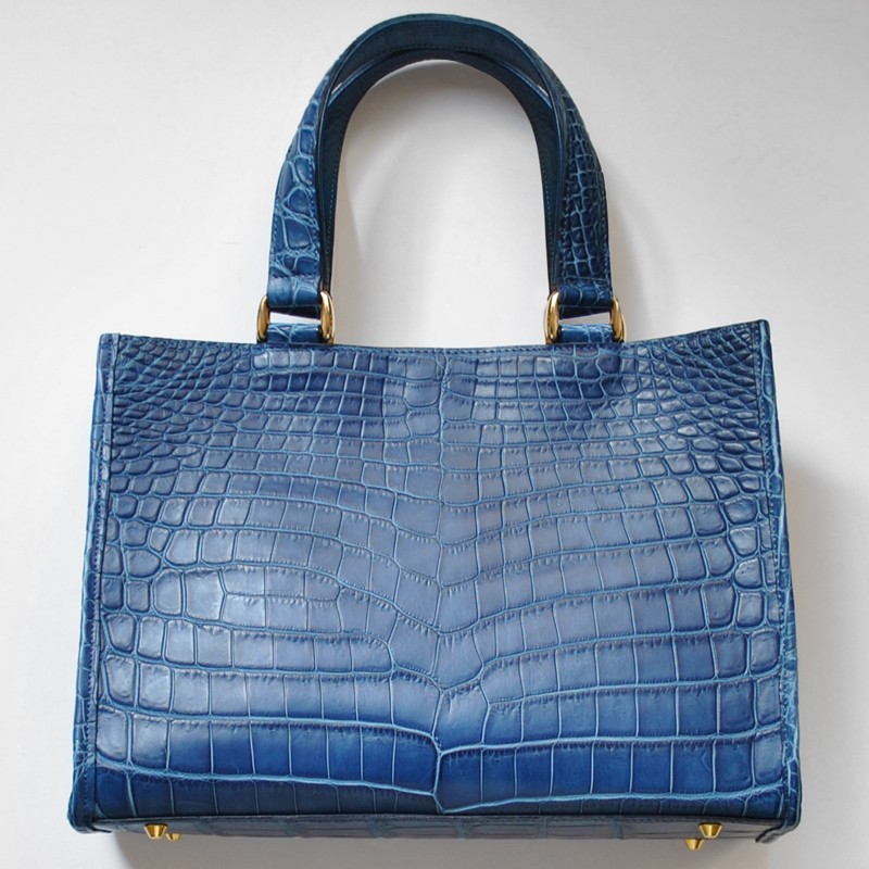 最高峰】CITE認定 クロコダイル ビジネスバッグ トート ショルダー A4