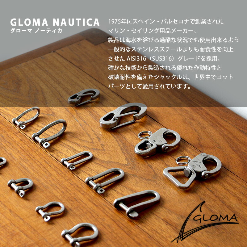 楽天市場】CARABINER 1502 カラビナ 1502 グローマ ノーティカ GLOMA