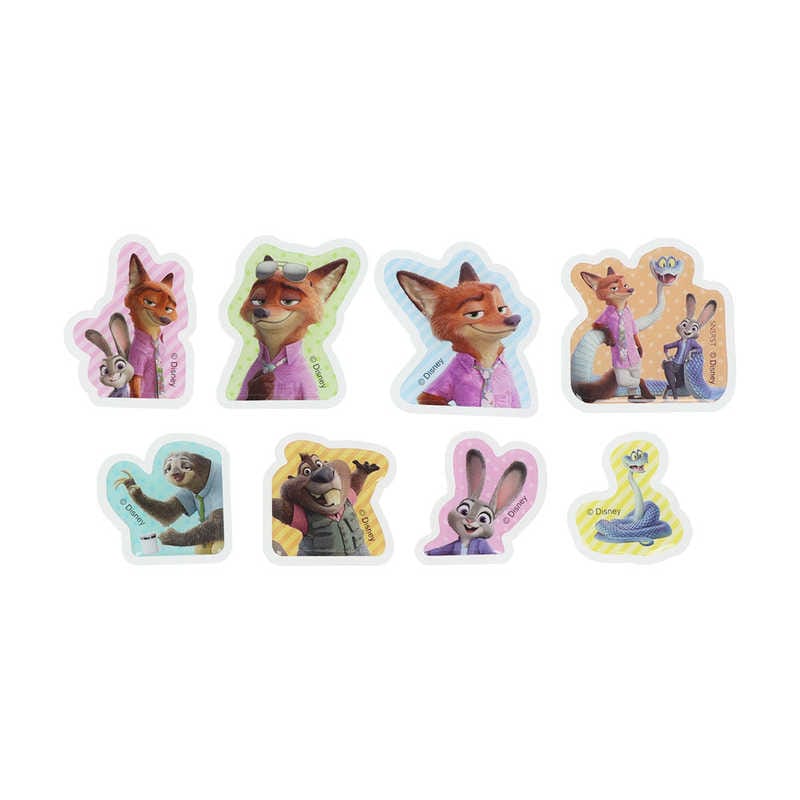 楽天市場】サンスター文具 ズートピア2 ぷっくりフレークシール 3D