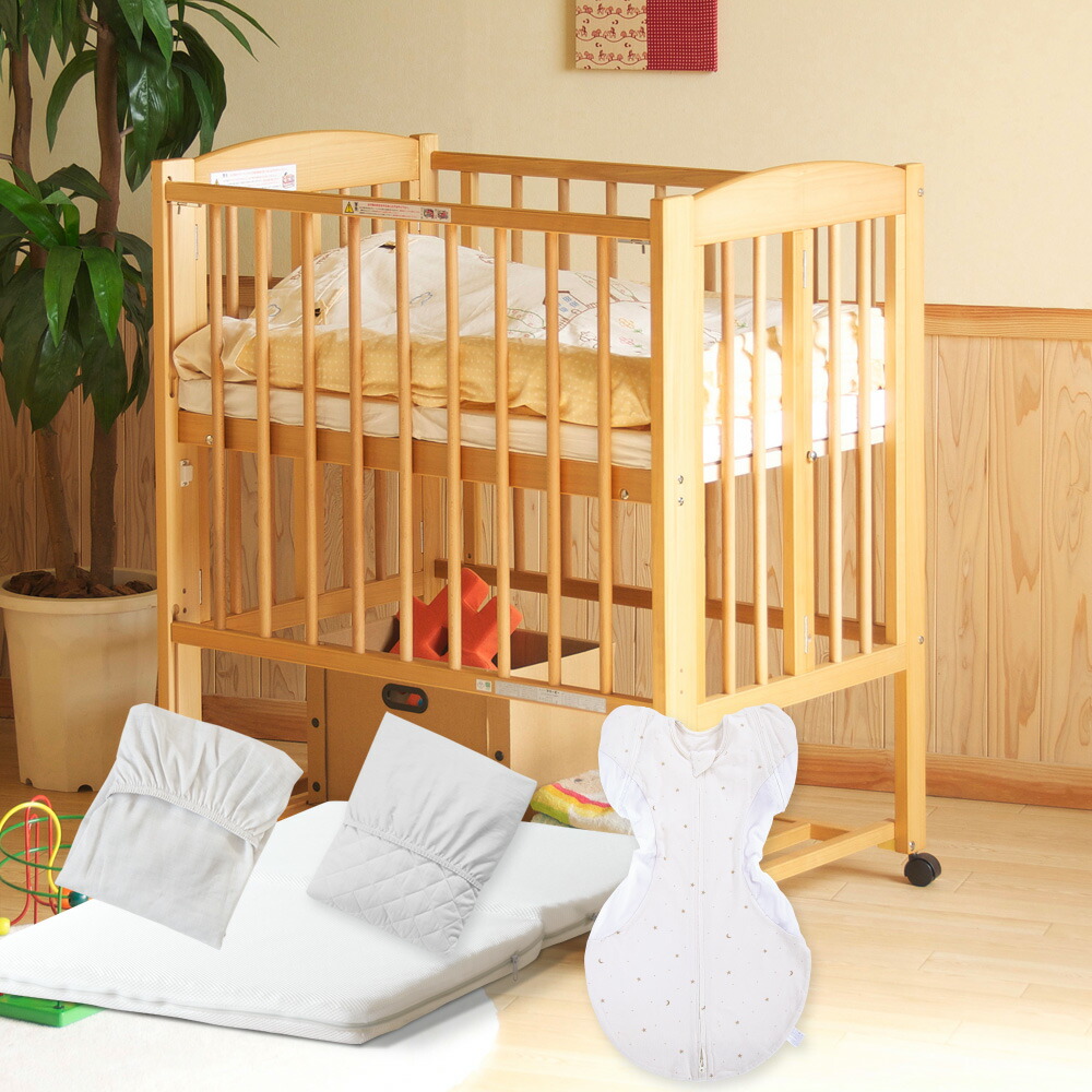 楽天市場】日本製 ベビーベッド 「ミニ ワンタッチハイベッド プチ【B