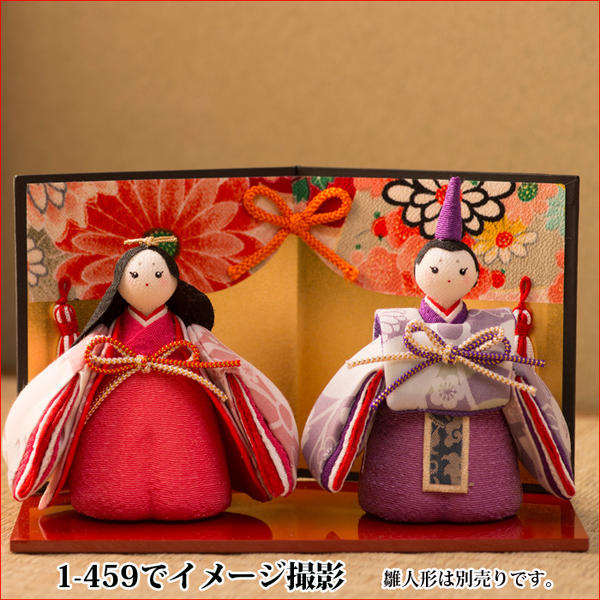 楽天市場】屏風 房飾り付き11h 金屏風 ひな人形 人形 小道具 お雛様