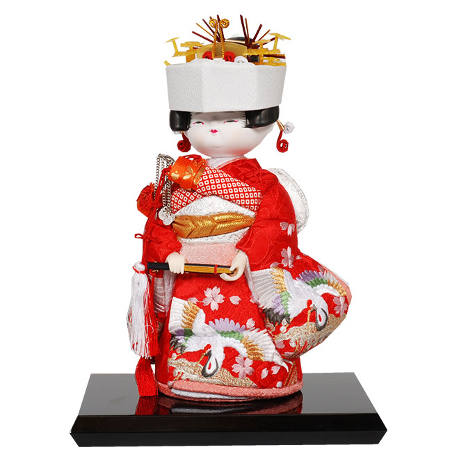 楽天市場】贈り物 プレゼントに最適な 木目込み人形 No.1024 【花嫁