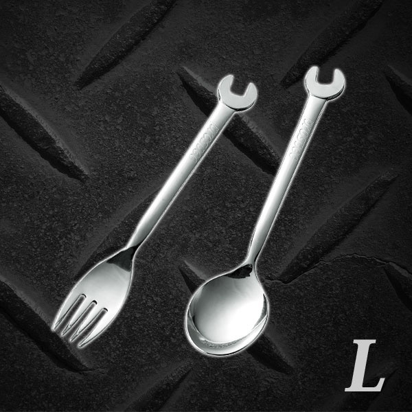 楽天市場】工房武田 スパナスプーン スパナフォーク 大 デザート