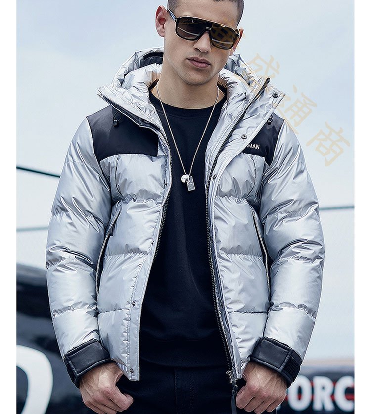 楽天市場】ダウンジャケット メンズ 中綿 フード付き ダウンジャケット