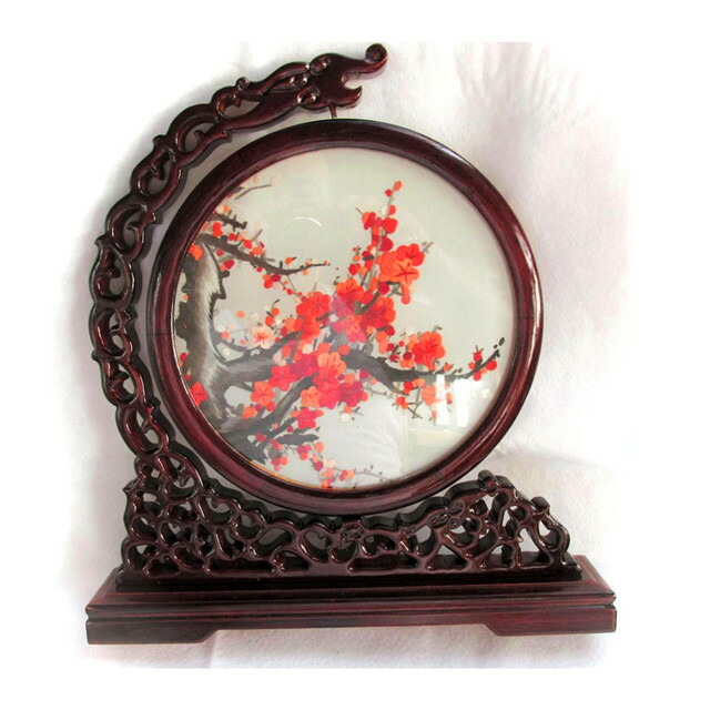 楽天市場】両面刺繍 高級刺繍 インテリア おしゃれ工芸品 置物 ギフト