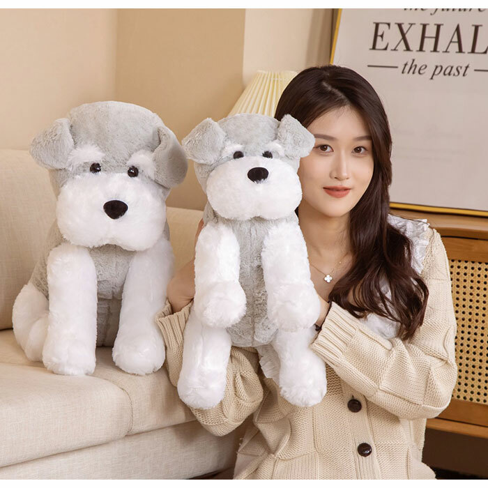 楽天市場】ぬいぐるみ シュナウザーぬいぐるみ 犬 いぬ イヌ 抱き枕